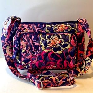 Katalina Pink pattern Vera Bradley Hipster Crossbody Purse